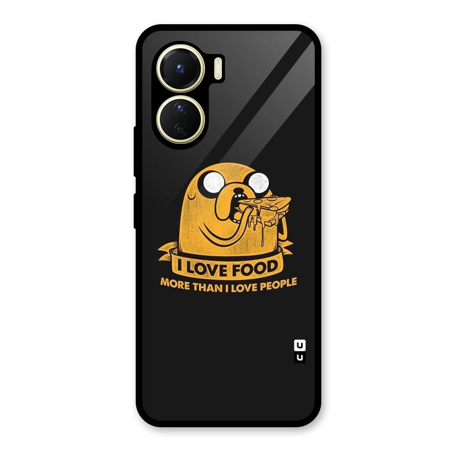 Love Food Glass Back Case for Vivo Y56