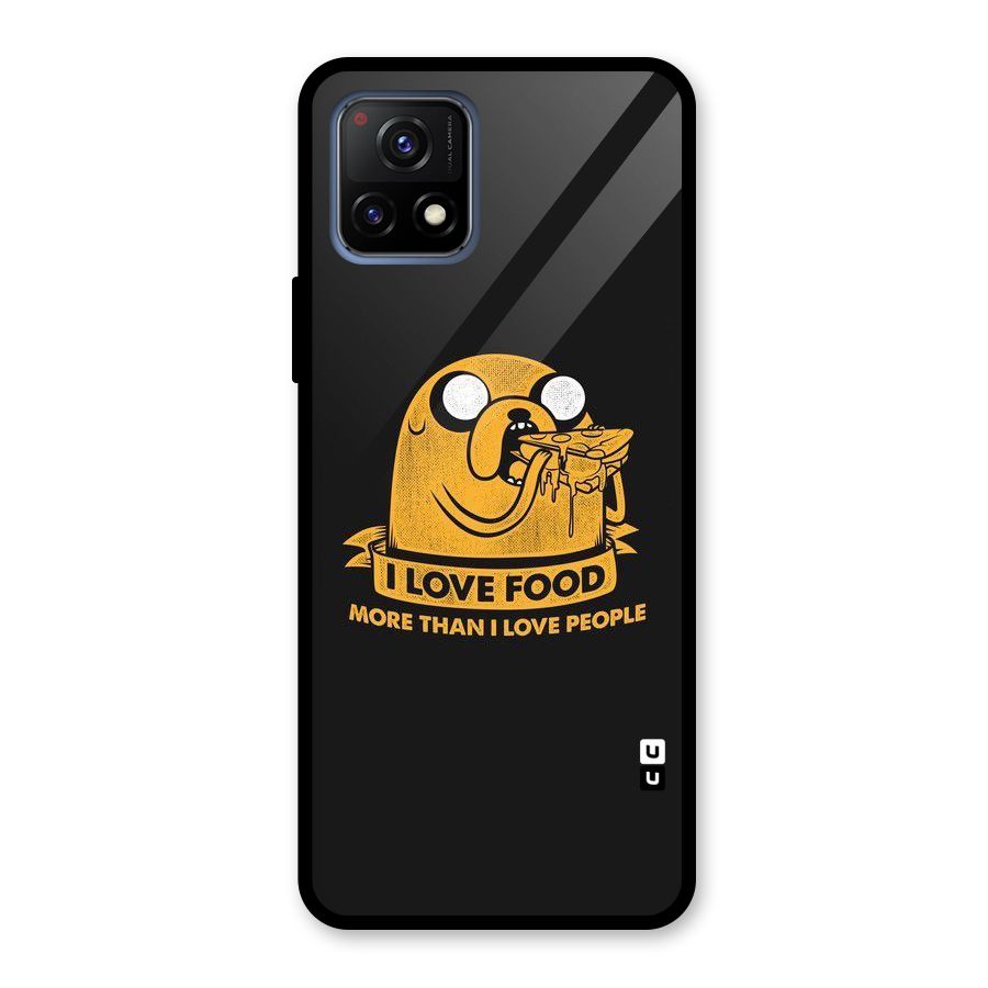 Love Food Glass Back Case for Vivo Y72 5G