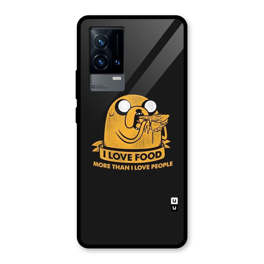 Love Food Glass Back Case for iQOO 9 5G