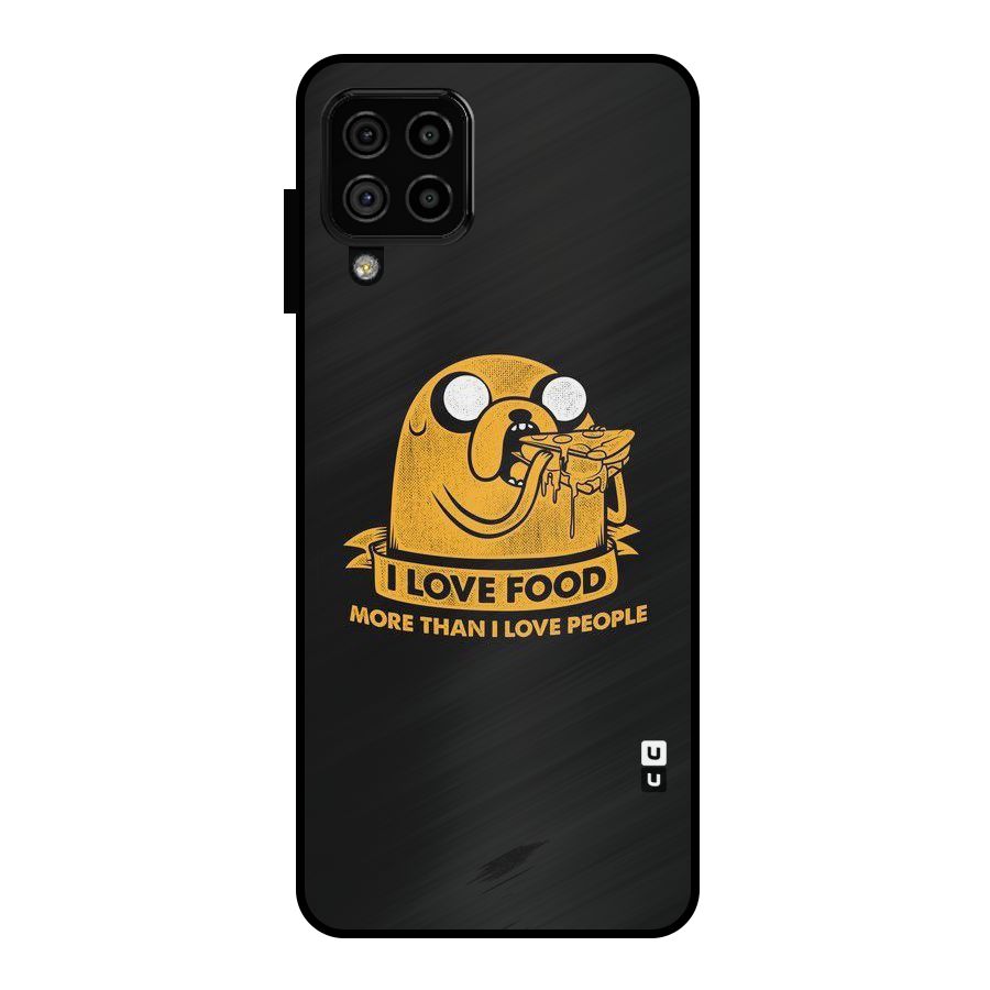 Love Food Metal Back Case for Galaxy A22 4G