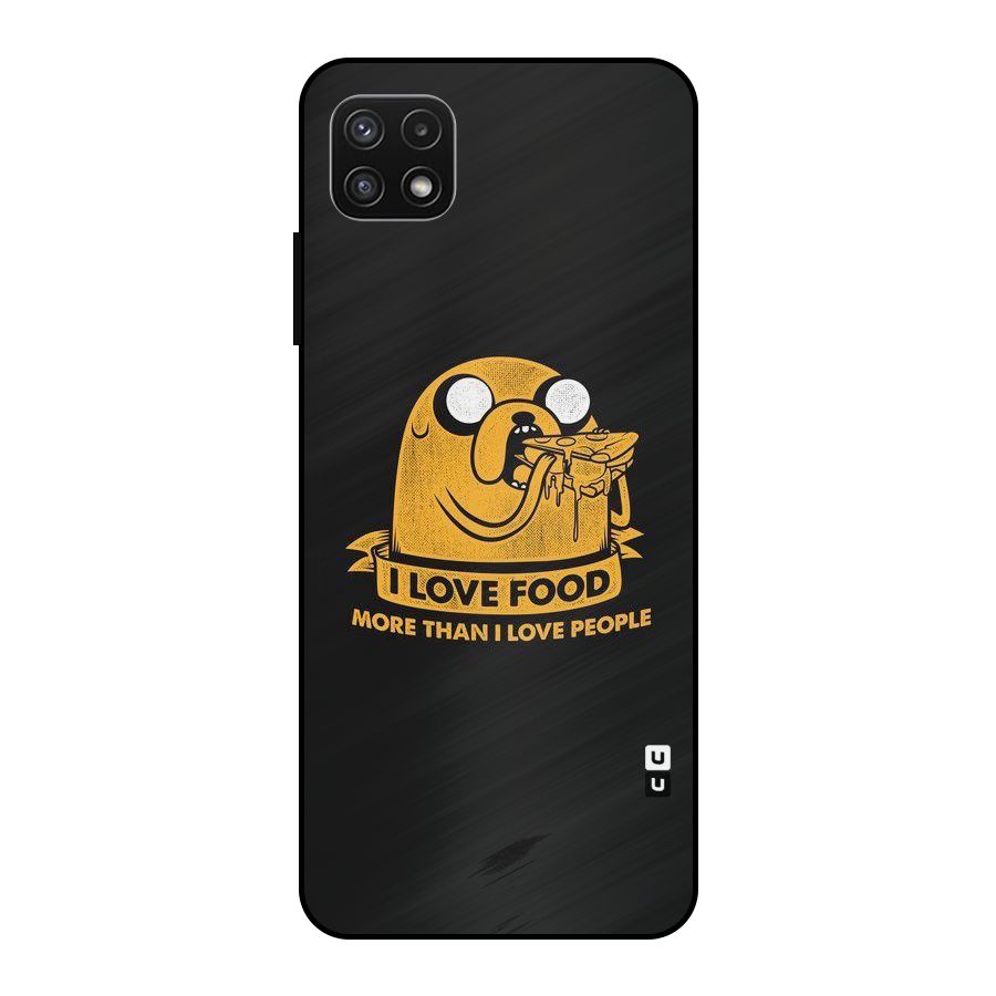 Love Food Metal Back Case for Galaxy A22 5G