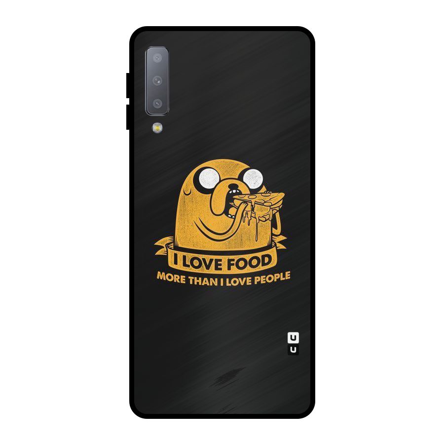 Love Food Metal Back Case for Galaxy A7 (2018)