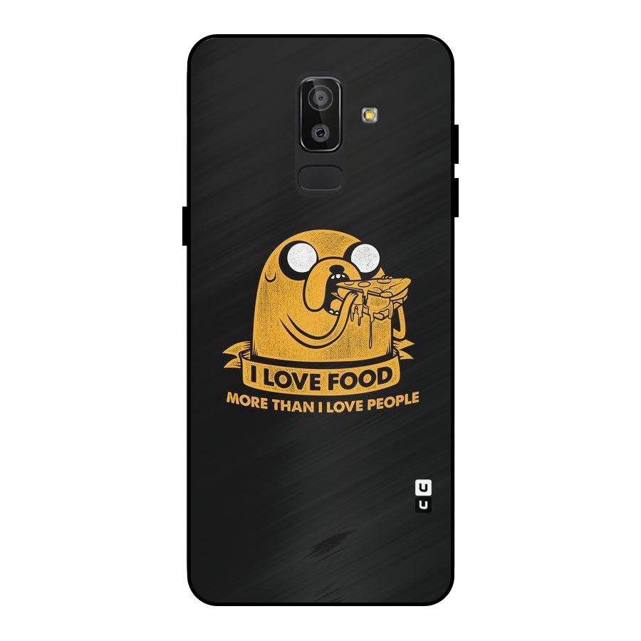 Love Food Metal Back Case for Galaxy J8