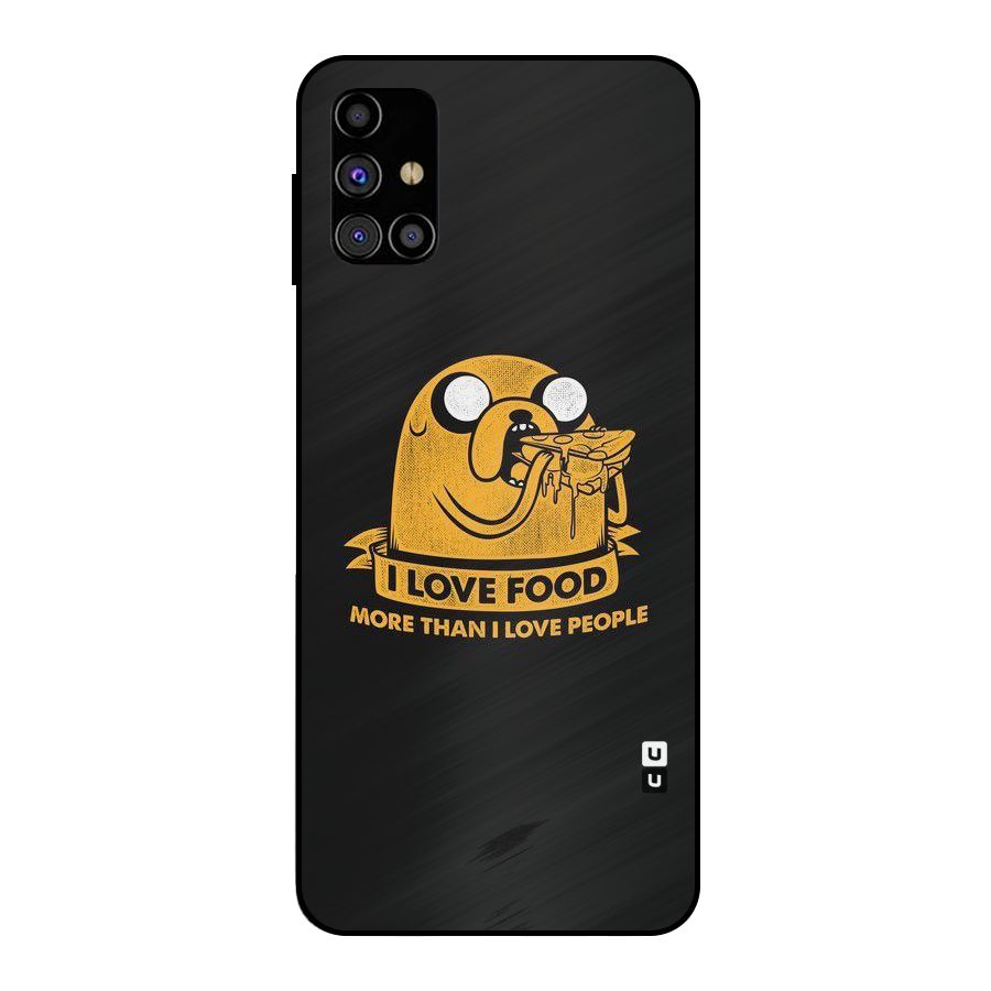 Love Food Metal Back Case for Galaxy M31s