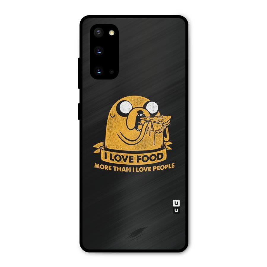 Love Food Metal Back Case for Galaxy S20