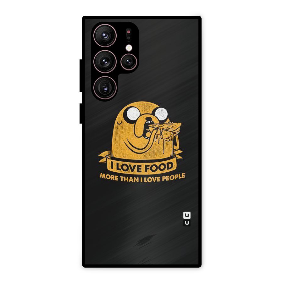 Love Food Metal Back Case for Galaxy S22 Ultra 5G
