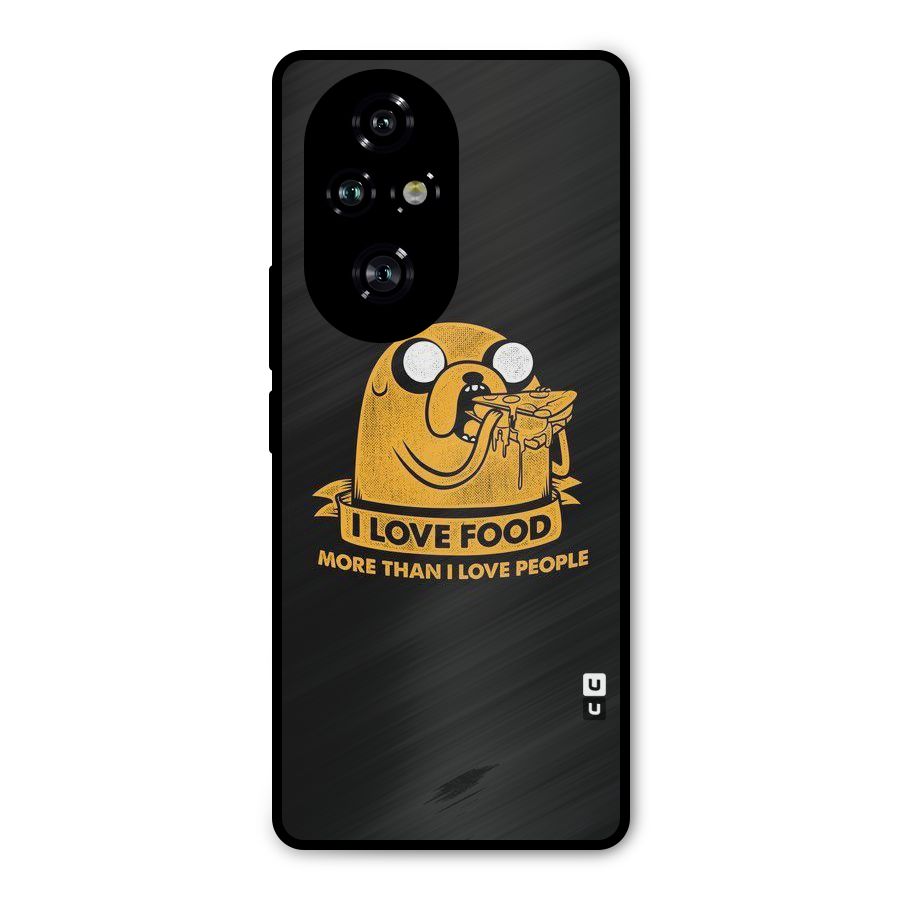 Love Food Metal Back Case for Honor 200 Pro