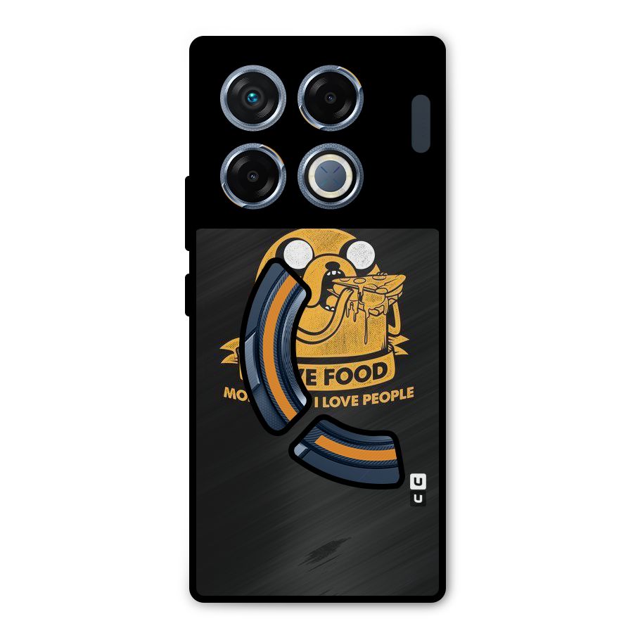 Love Food Metal Back Case for Infinix GT 20 Pro