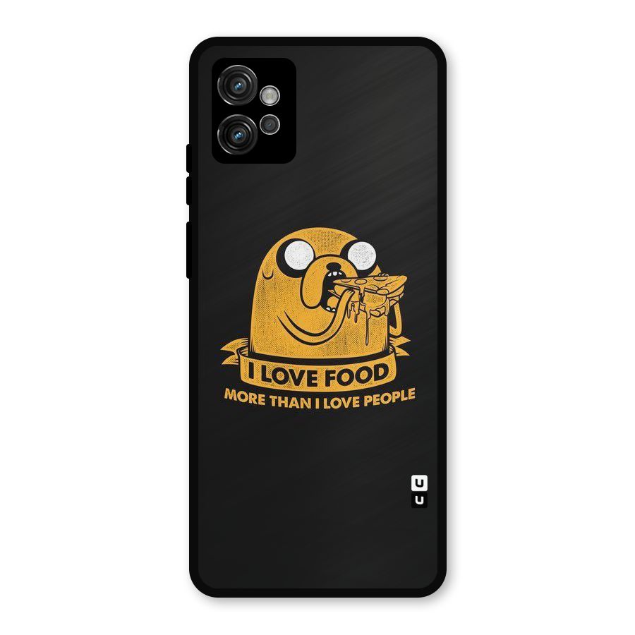 Love Food Metal Back Case for Moto G32