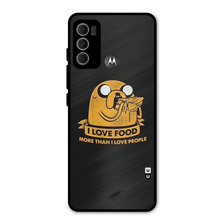 Love Food Metal Back Case for Moto G60