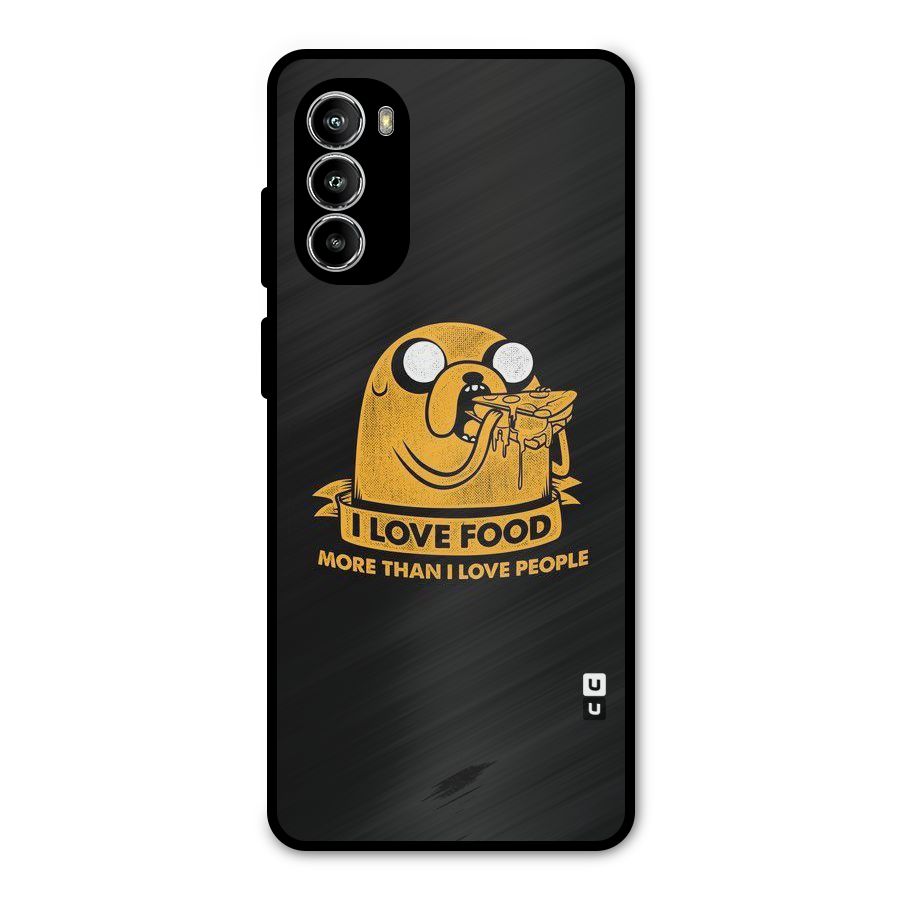 Love Food Metal Back Case for Moto G82