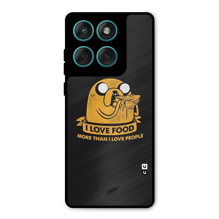 Love Food Metal Back Case for Motorola Edge 60
