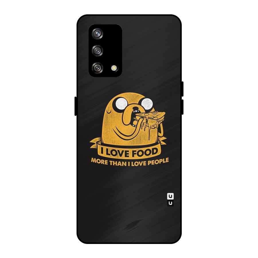 Love Food Metal Back Case for Oppo F19