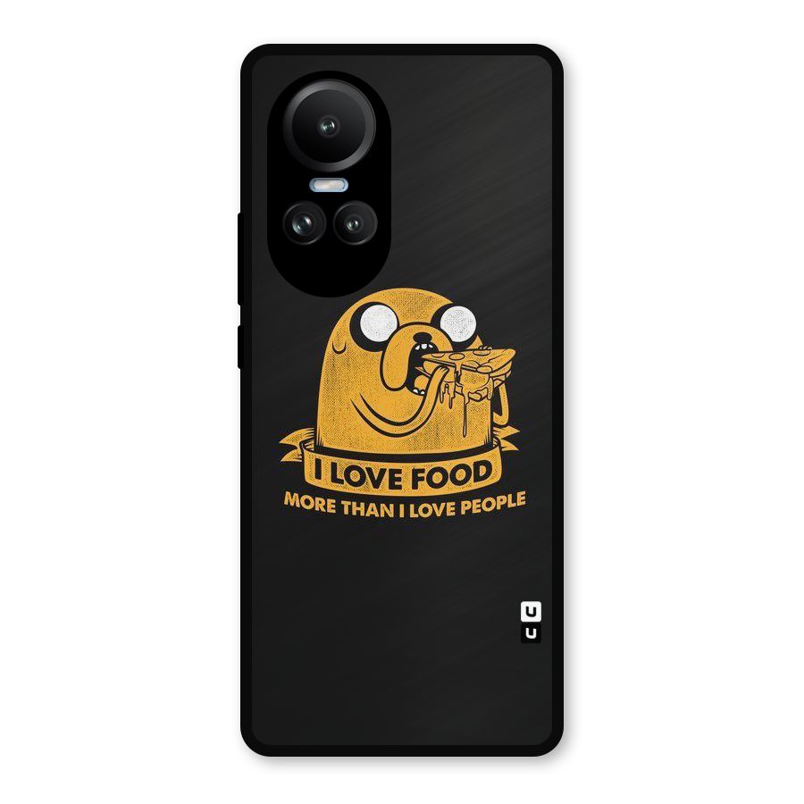 Love Food Metal Back Case for Oppo Reno10