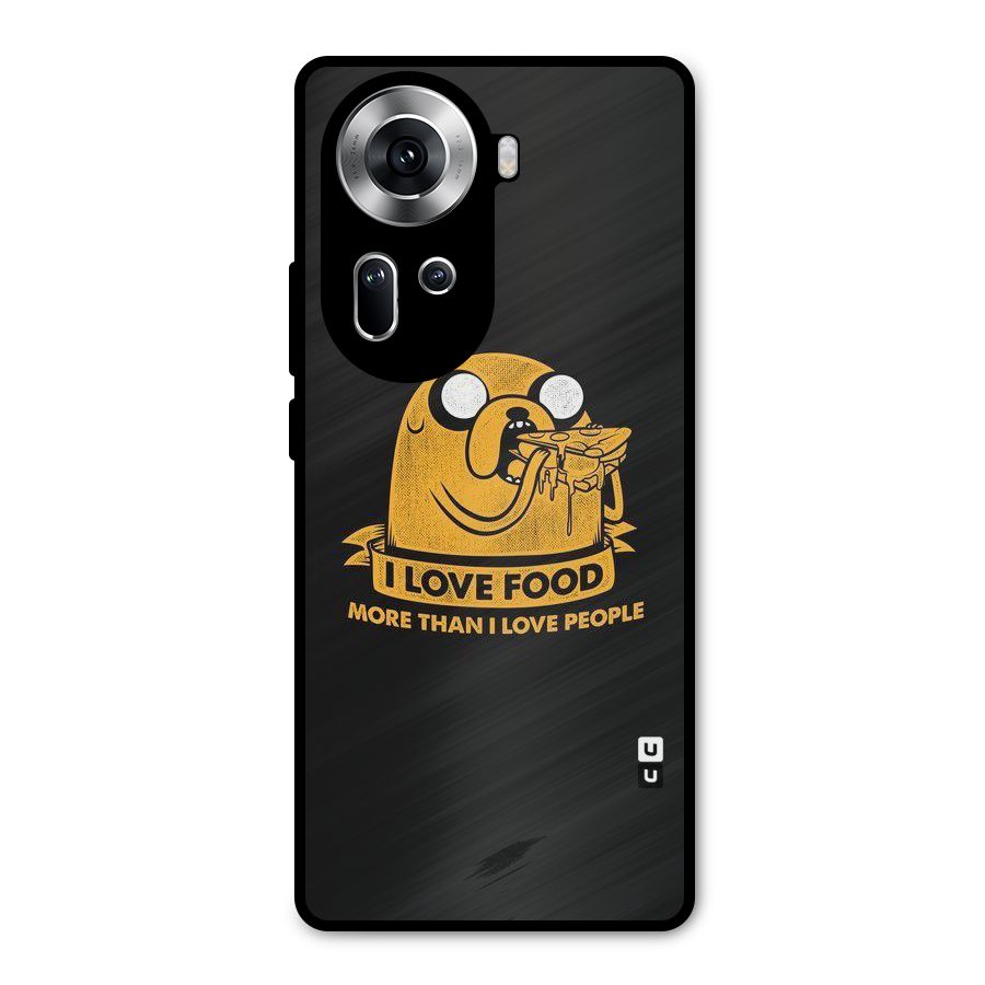 Love Food Metal Back Case for Oppo Reno11 5G
