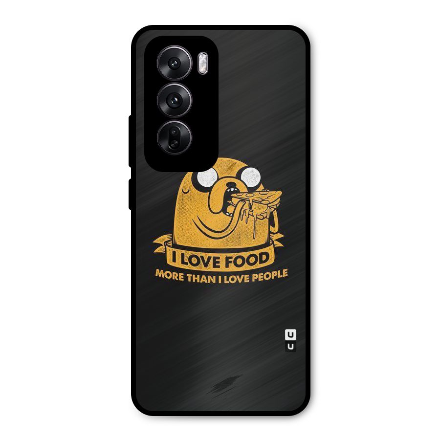 Love Food Metal Back Case for Oppo Reno12