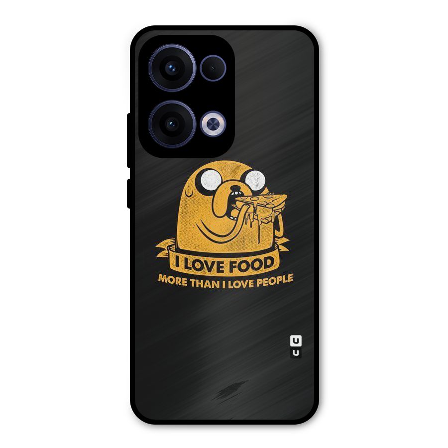 Love Food Metal Back Case for Oppo Reno13