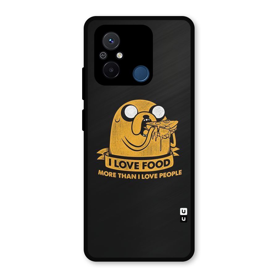 Love Food Metal Back Case for Poco C55