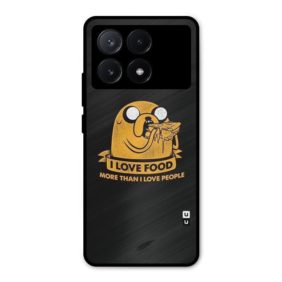 Love Food Metal Back Case for Poco X6 Pro