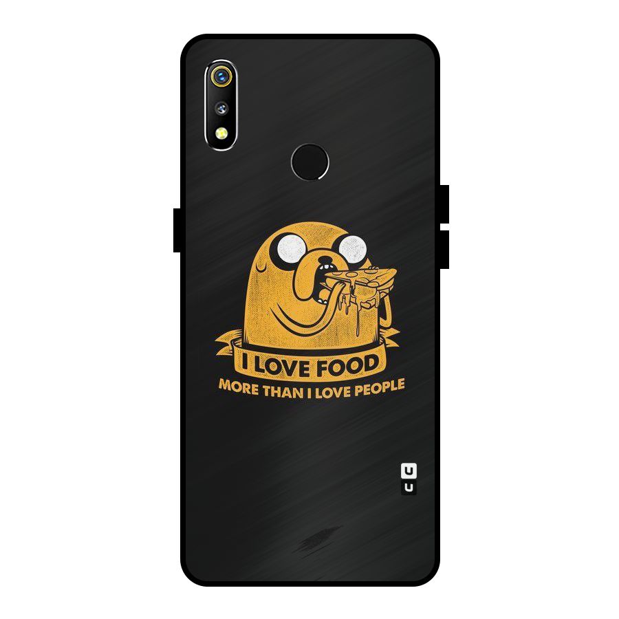 Love Food Metal Back Case for Realme 3i