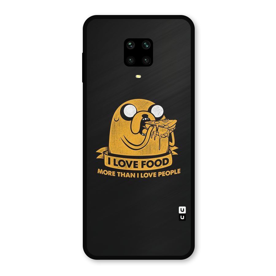 Love Food Metal Back Case for Redmi Note 9 Pro