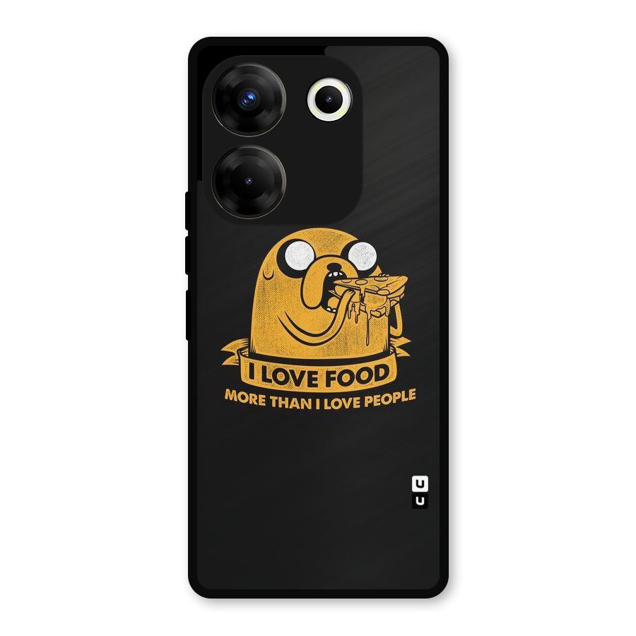 Love Food Metal Back Case for Tecno Camon 20