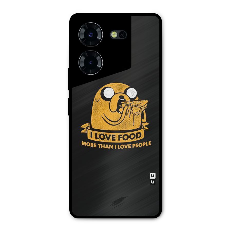 Love Food Metal Back Case for Tecno Pova 5 Pro 5G