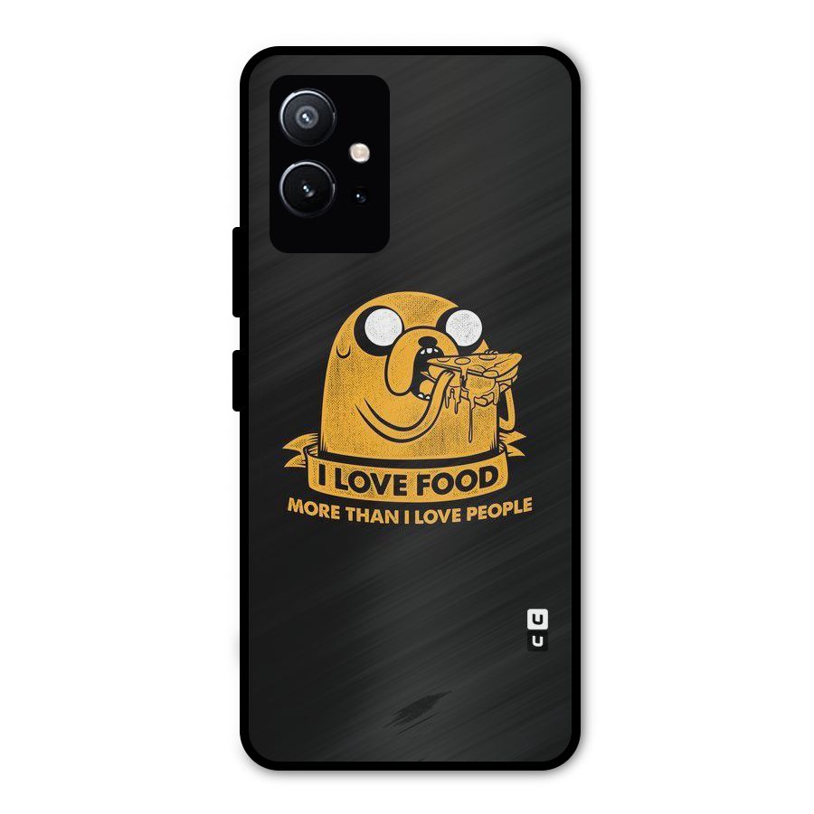 Love Food Metal Back Case for Vivo T1 5G