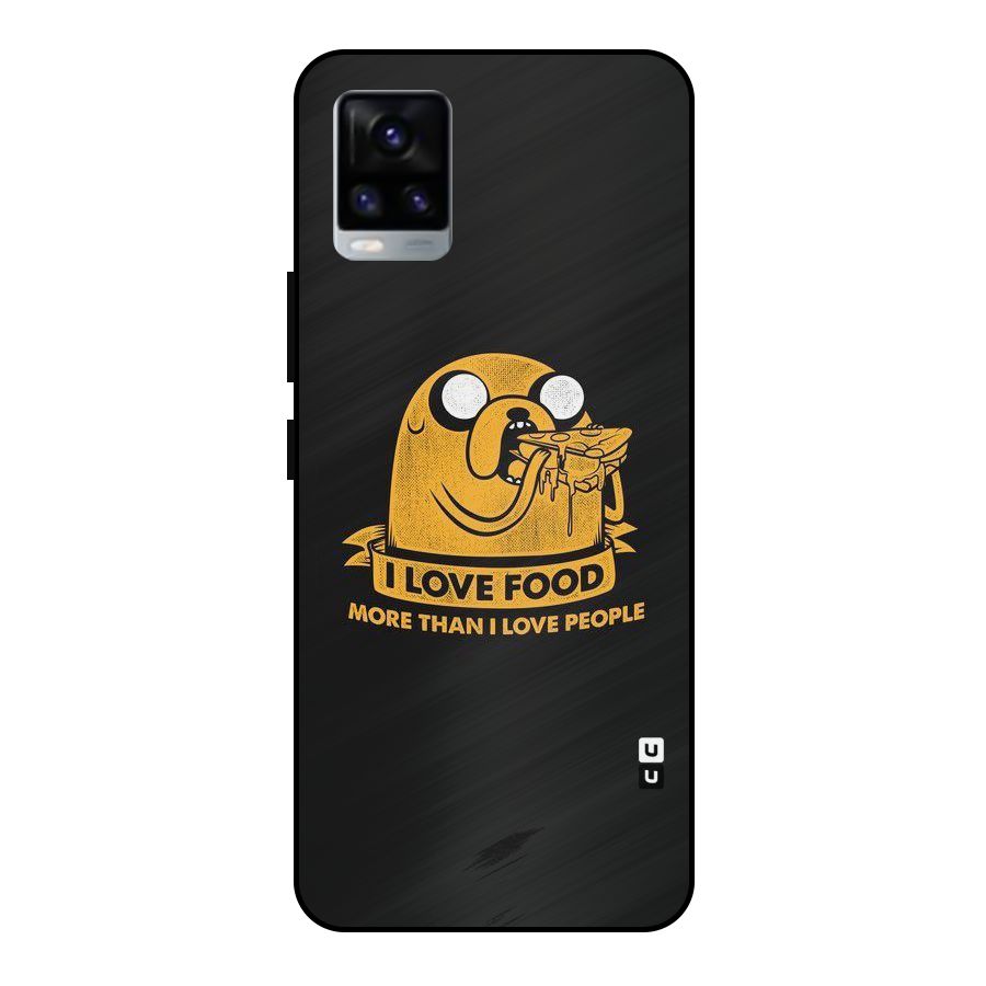Love Food Metal Back Case for Vivo V20 2021