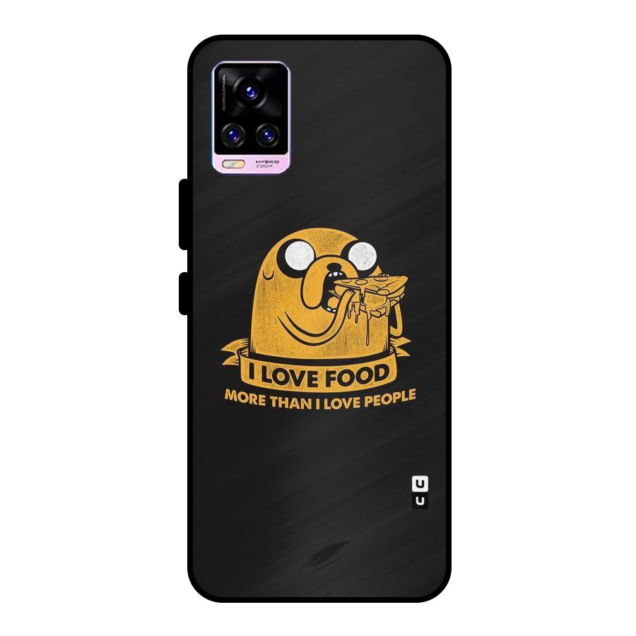 Love Food Metal Back Case for Vivo V20 Pro