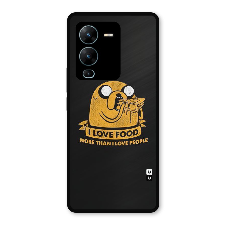 Love Food Metal Back Case for Vivo V25 Pro