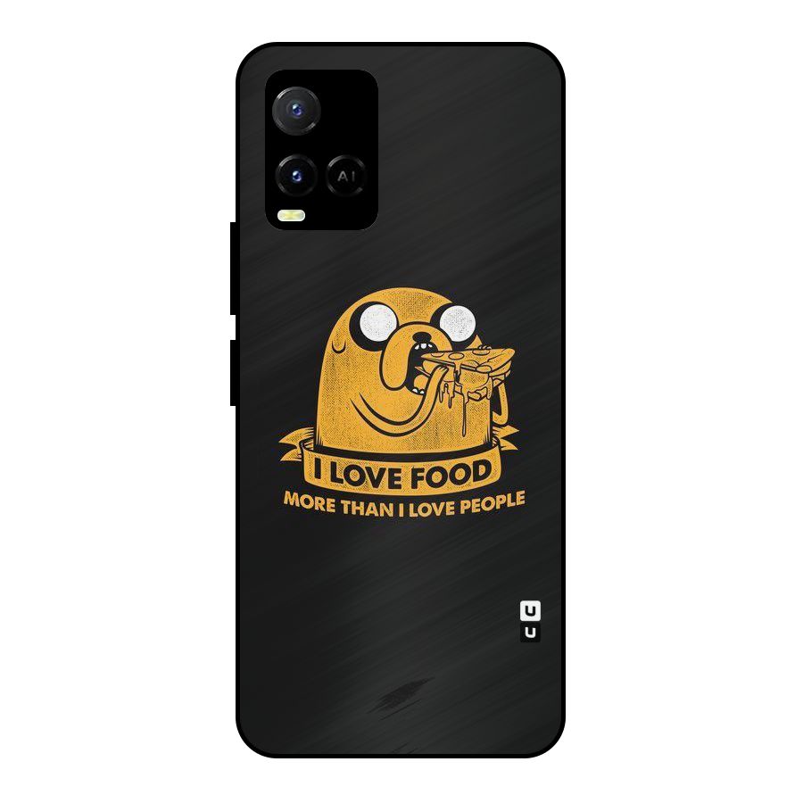 Love Food Metal Back Case for Vivo Y21T