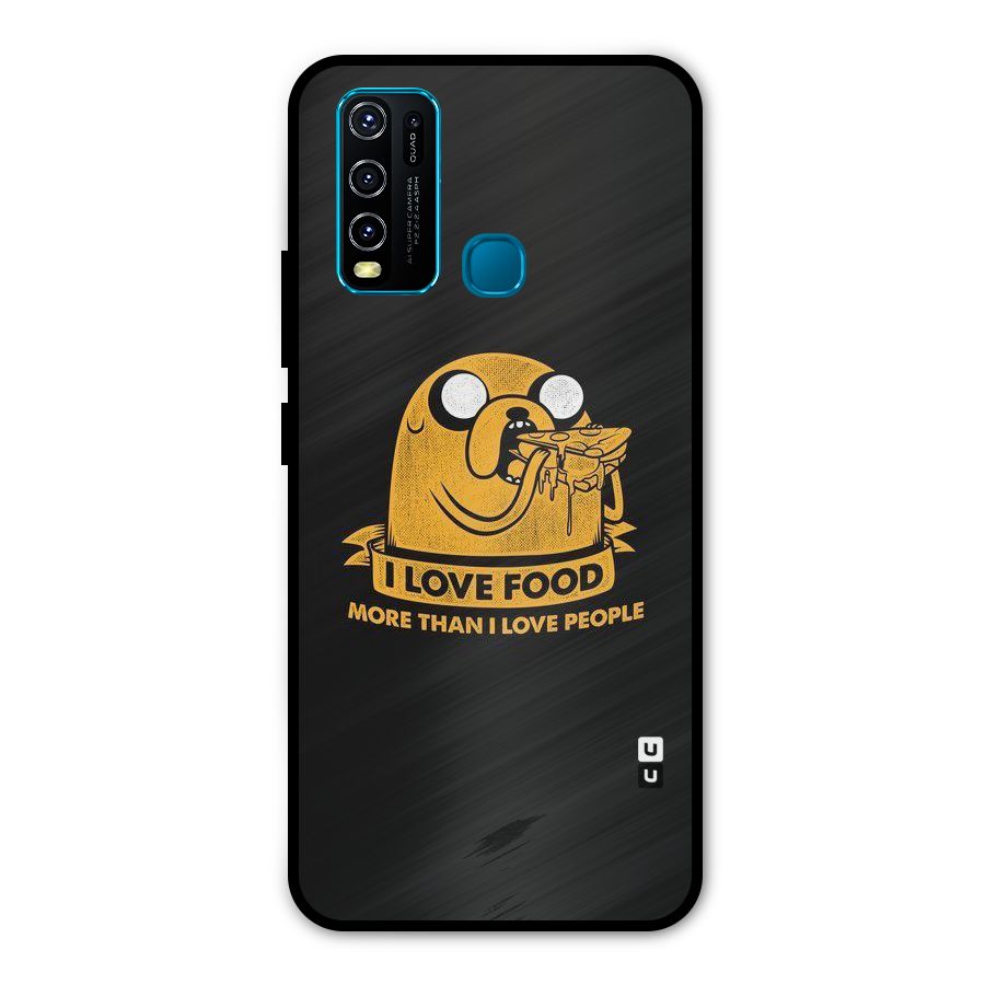Love Food Metal Back Case for Vivo Y30