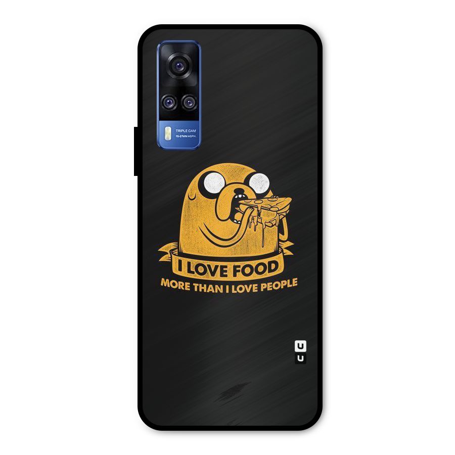 Love Food Metal Back Case for Vivo Y51A
