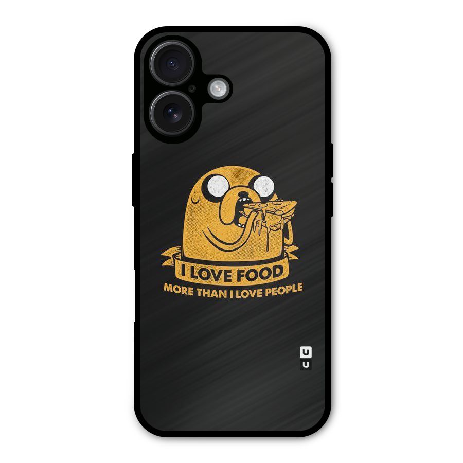 Love Food Metal Back Case for iPhone 16