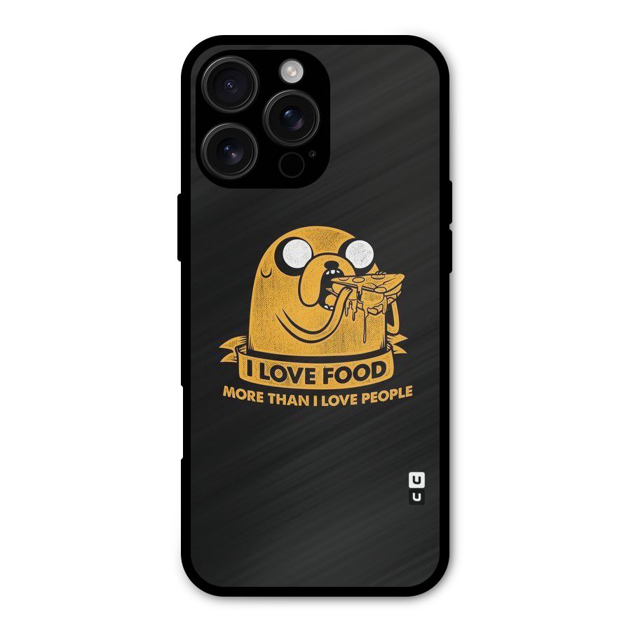 Love Food Metal Back Case for iPhone 16 Pro Max
