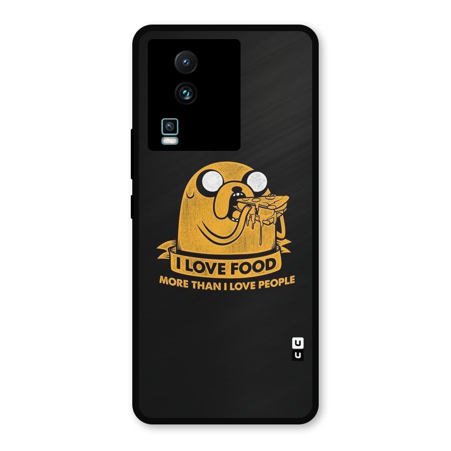Love Food Metal Back Case for iQOO Neo 7 Pro