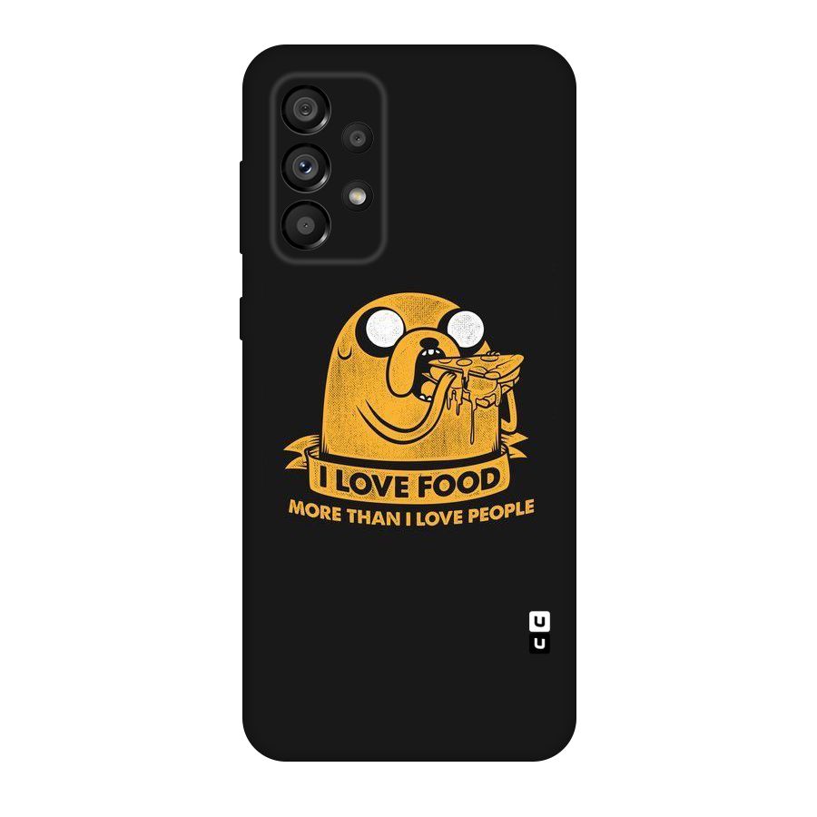 Love Food Original Polycarbonate Back Case for Galaxy A73 5G