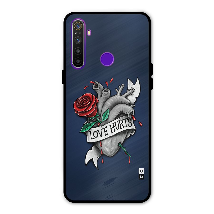 Love Hurts Glass Back Case for Realme 5s
