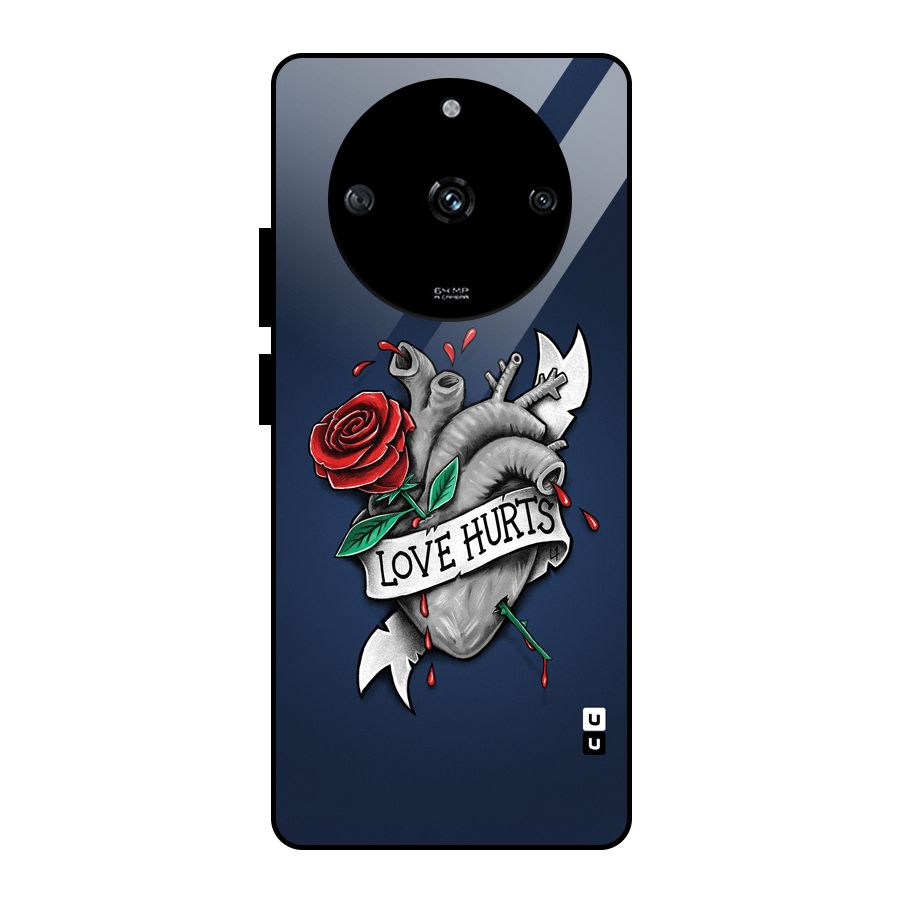 Love Hurts Glass Back Case for Realme Narzo 60 5G