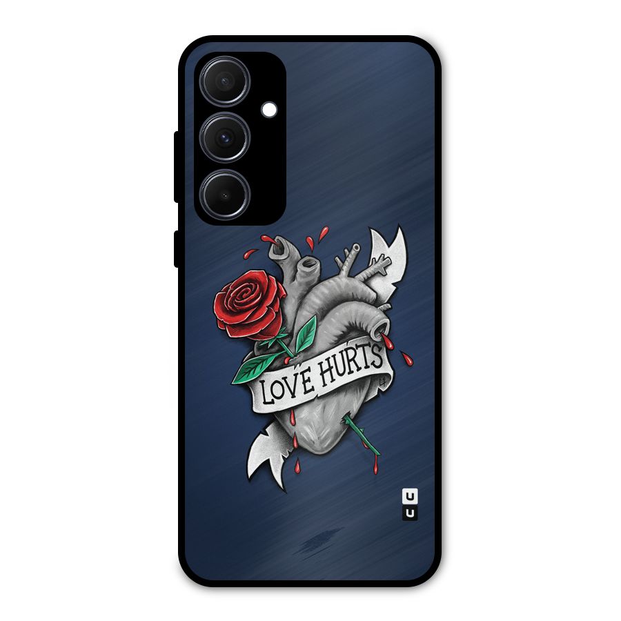 Love Hurts Metal Back Case for Galaxy A35