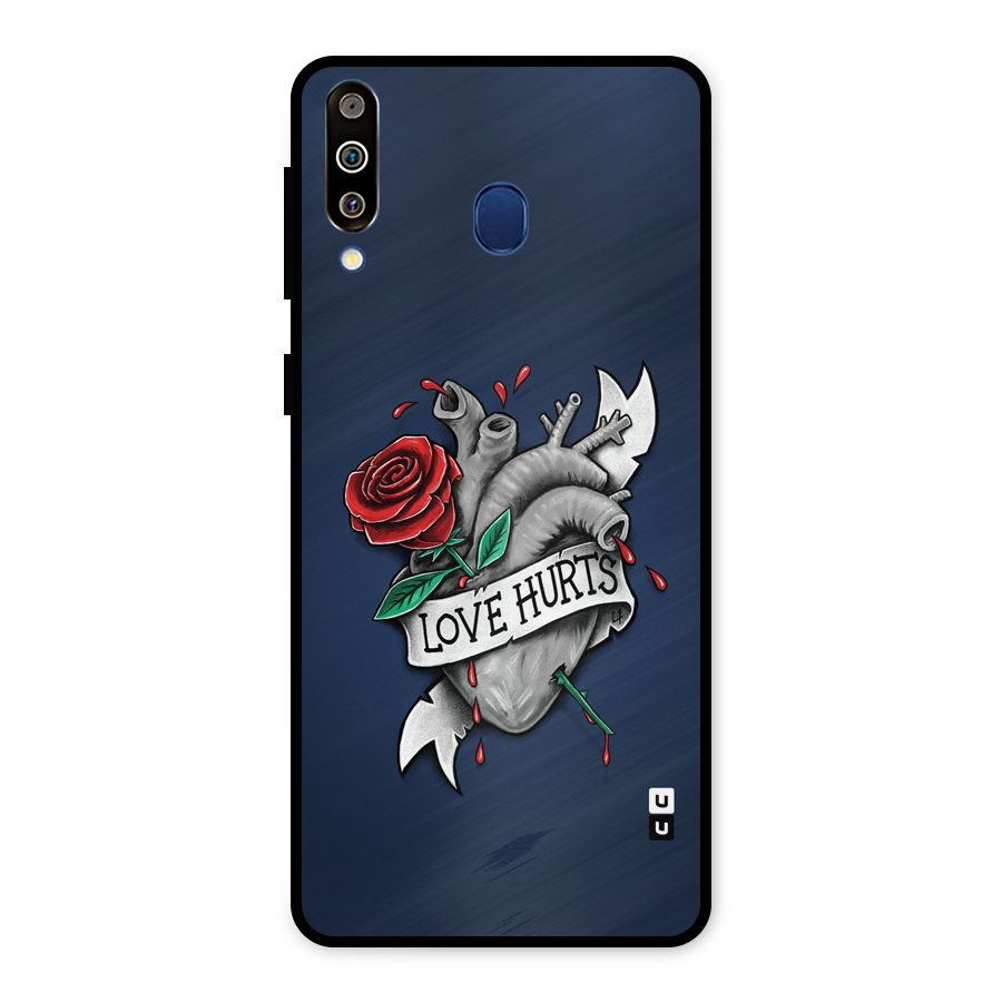Love Hurts Metal Back Case for Galaxy M30