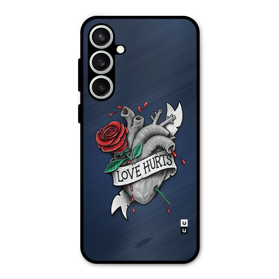 Love Hurts Metal Back Case for Galaxy S23 FE