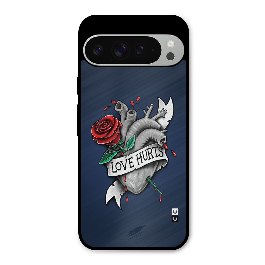 Love Hurts Metal Back Case for Google Pixel 9 Pro XL