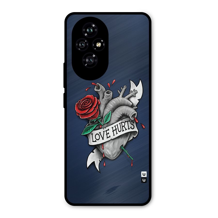 Love Hurts Metal Back Case for Honor 200