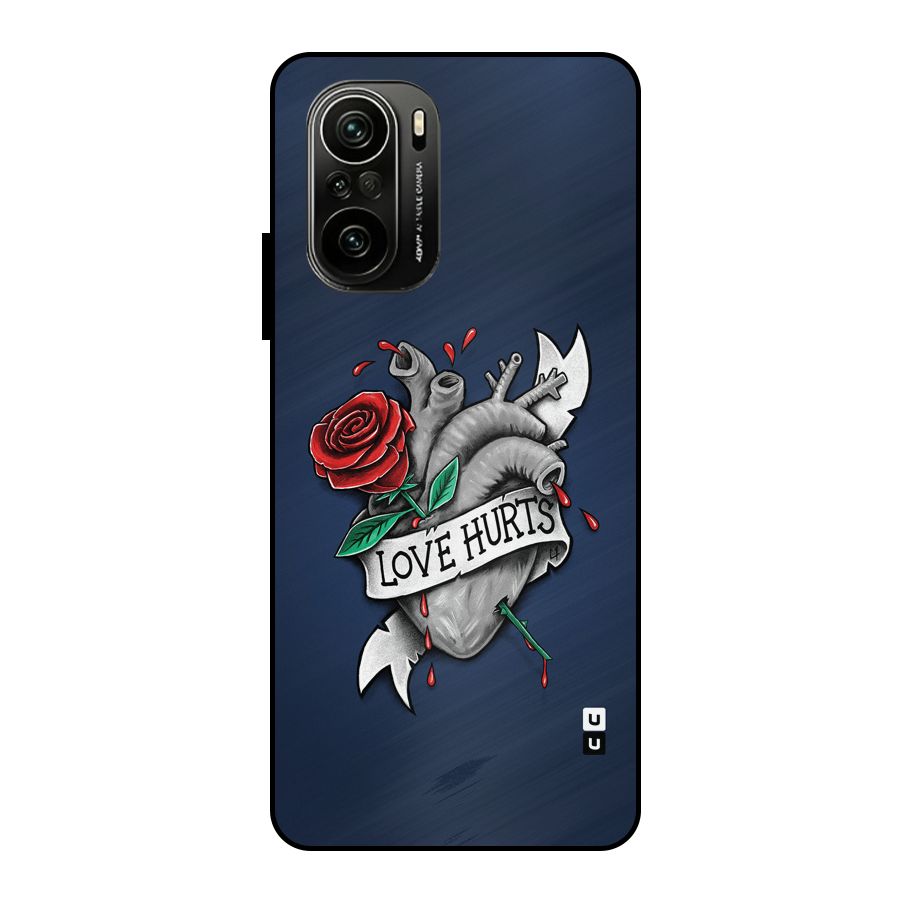 Love Hurts Metal Back Case for Mi 11X Pro