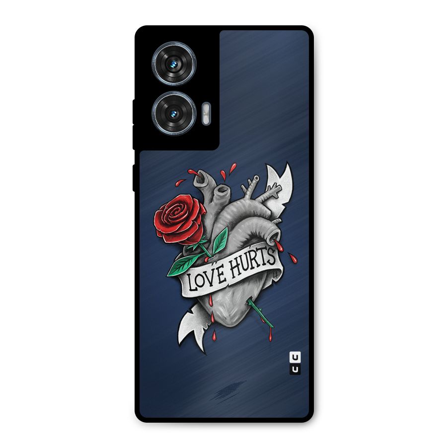 Love Hurts Metal Back Case for Motorola Edge 50 Fusion