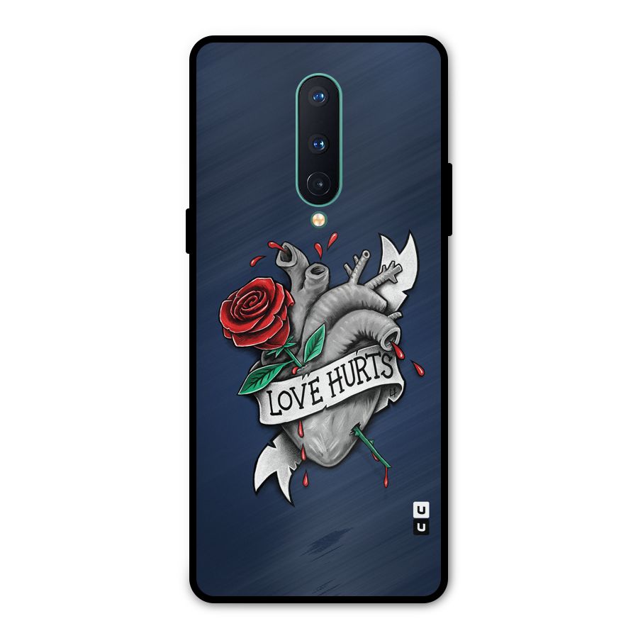 Love Hurts Metal Back Case for OnePlus 8