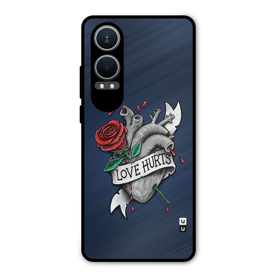 Love Hurts Metal Back Case for OnePlus Nord CE4 Lite
