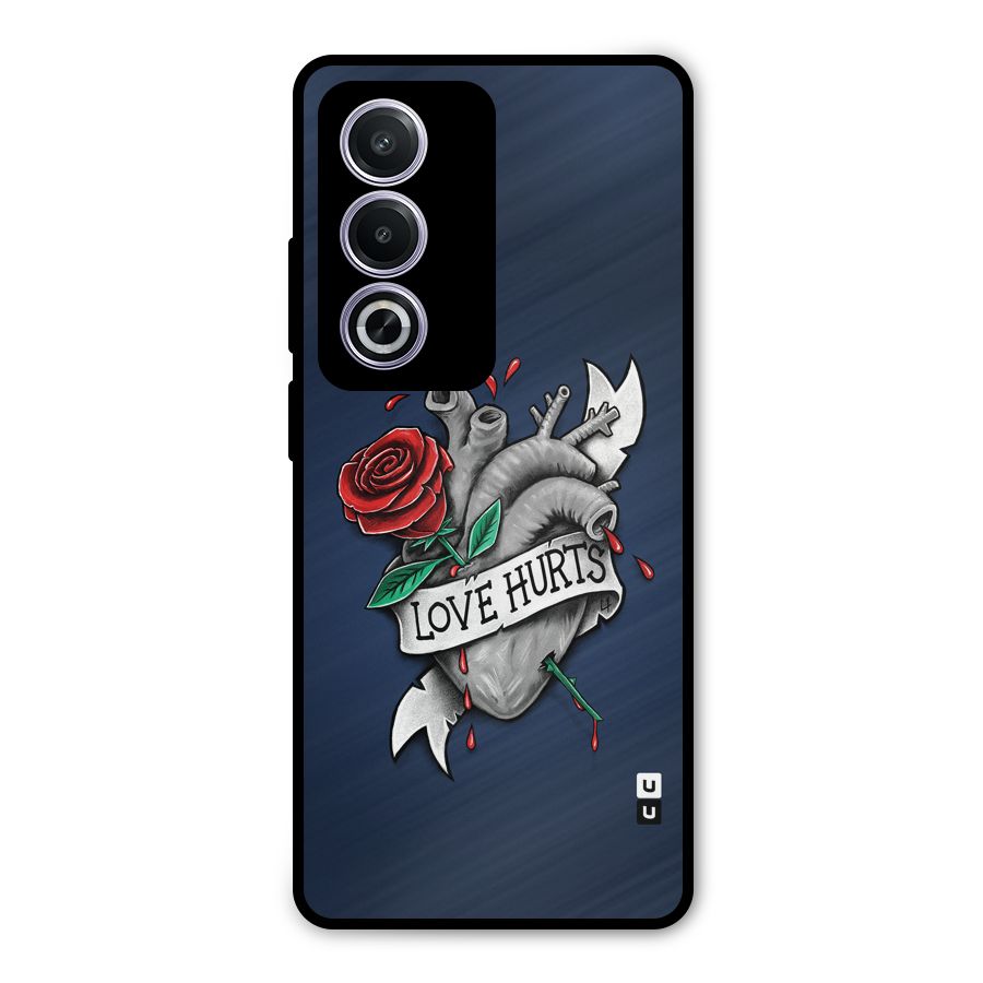 Love Hurts Metal Back Case for Oppo K12x